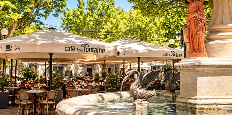 Le restaurant - Café de La Fontaine - Restaurant Maussane les Alpilles - Restaurant Maussane